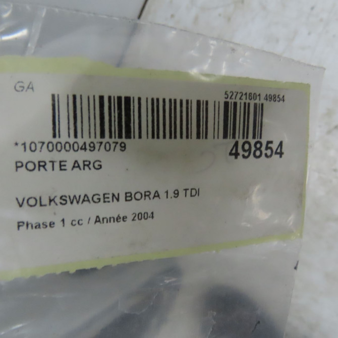 Porte arrière gauche occasion VOLKSWAGEN BORA Phase 1 10-1998->12-2005 1.9 TDI 100ch 1J5833055F 6