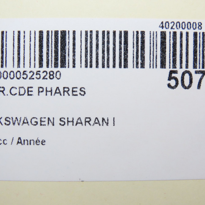 Interrupteur commande de phares occasion VOLKSWAGEN SHARAN I Phase 3 01-2004->09-2010 5