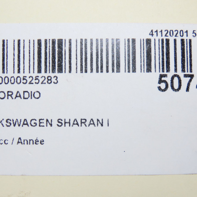 Autoradio occasion VOLKSWAGEN SHARAN I Phase 3 01-2004->09-2010 1J0035191AX 5