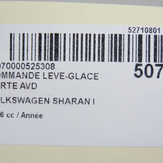 Commande lève-glace porte avant droite occasion VOLKSWAGEN SHARAN I Phase 3 01-2004->09-2010 5