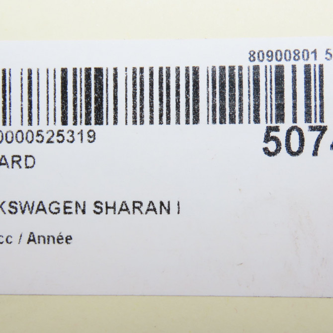 Feu arrière droit occasion VOLKSWAGEN SHARAN I Phase 3 01-2004->09-2010 7M3945096L 6