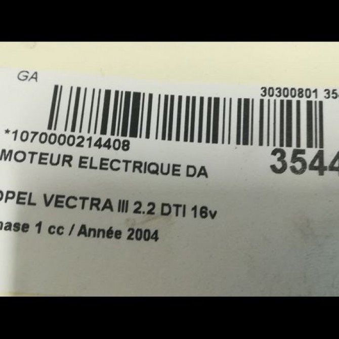 Moteur electrique de direction assistée occasion OPEL VECTRA III Phase 1 06-2002->10-2005 2.2 DTI 16v 125ch 93183550 3