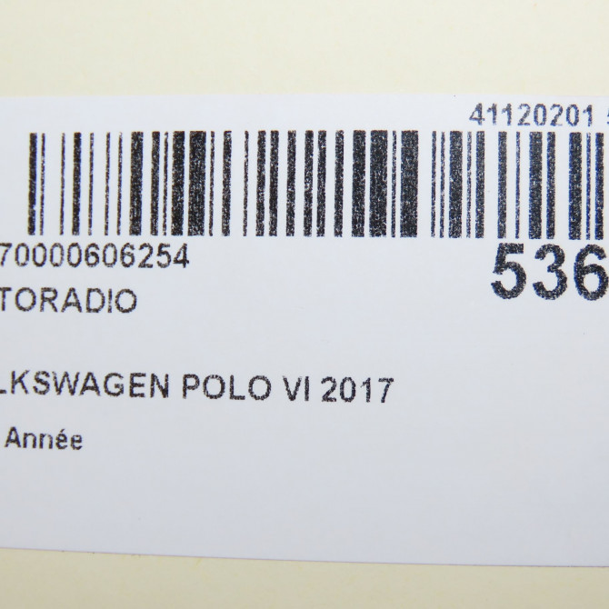 Autoradio occasion VOLKSWAGEN POLO VI 6C0919603B 7