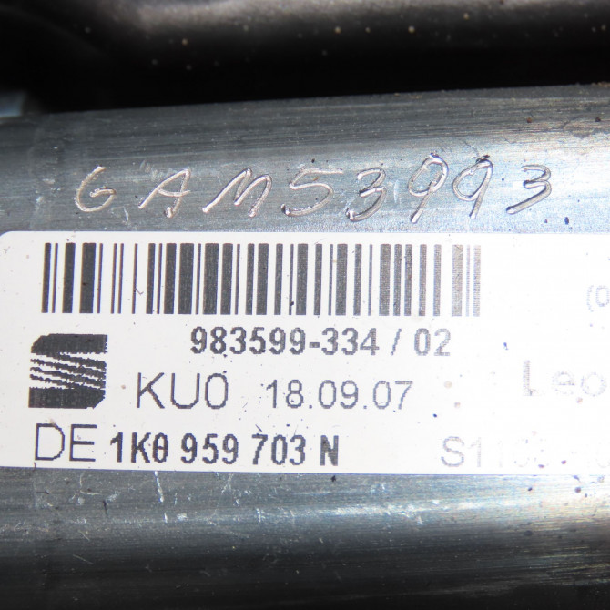 Mecanisme+moteur leve-glace arg occasion SEAT LEON II Phase 1 09-2005->05-2009 2.0 TDI 140ch 1P0839461A 5