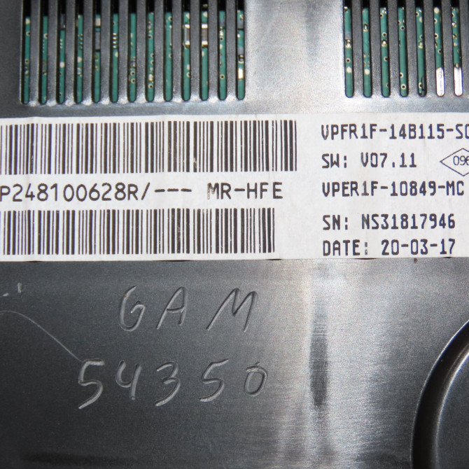 Compteur occasion RENAULT KADJAR Phase 1 06-2015->... 1.2 TCE 130ch 248095397R 4