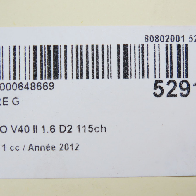 Phare gauche occasion VOLVO V40 II Phase 1 06-2012->... 1.6 D2 115ch 31283326 7