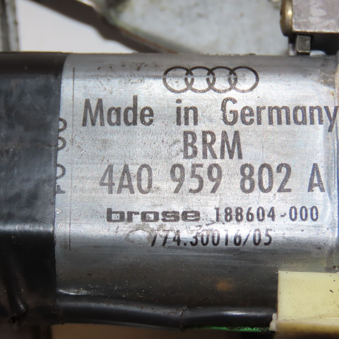 Mecanisme+moteur leve-glace ard occasion AUDI 100 III Phase 1 01-1991->06-1994 2.5 TDI 115ch 5