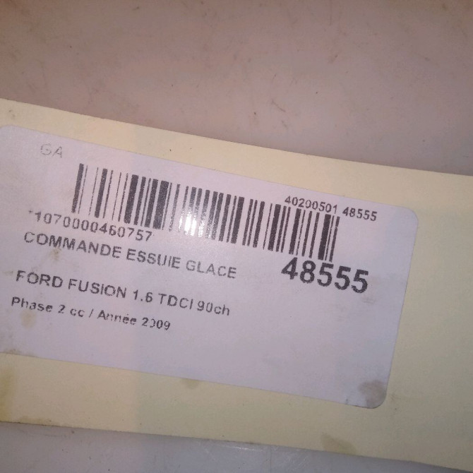 Commande essuie glace occasion FORD FUSION Phase 2 10-2005->09-2011 1.6 TDCI 90ch 1357437 5