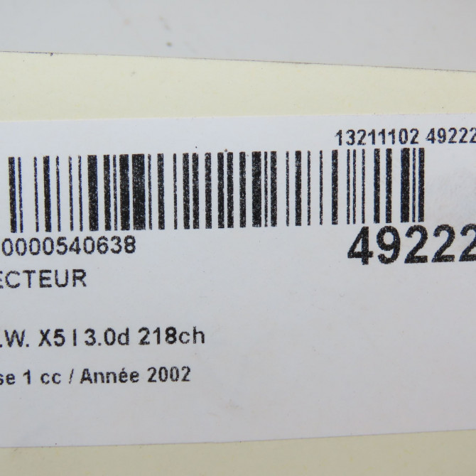 Injecteur occasion B.M.W. X5 I Phase 1 04-2000->12-2006 3.0d 218ch 13537785573 5
