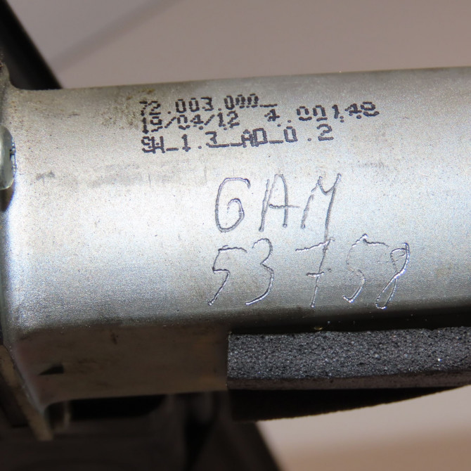 Mecanisme+moteur leve-glace avg occasion FIAT PUNTO III Phase 1 01-2012->... 1.2i 69ch 52055487 4