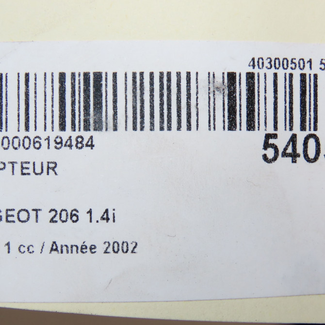 Compteur occasion PEUGEOT 206 Phase 1 09-1998->03-2009 1.4i 6106EY 6