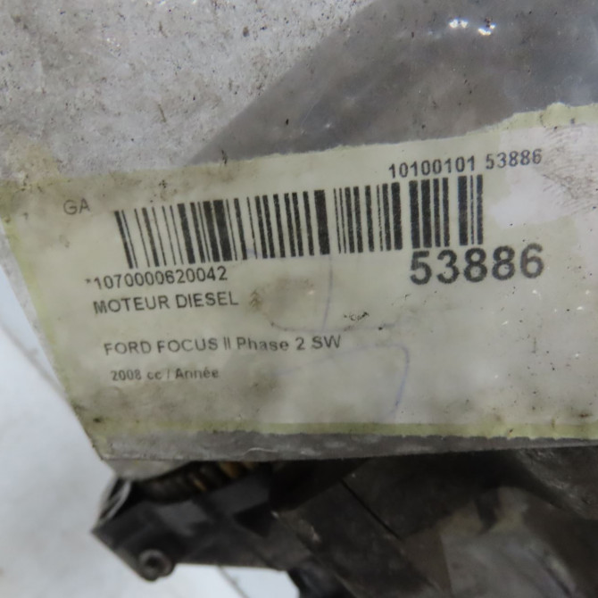 Moteur diesel occasion FORD FOCUS II Phase 2 SW 01-2008->12-2010 1699880 6
