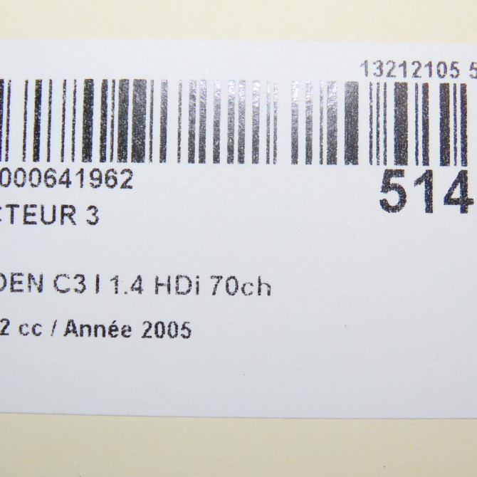 occasion CITROEN C3 I Phase 2 10-2005->12-2010 1.4 HDi 70ch 1980L0 4