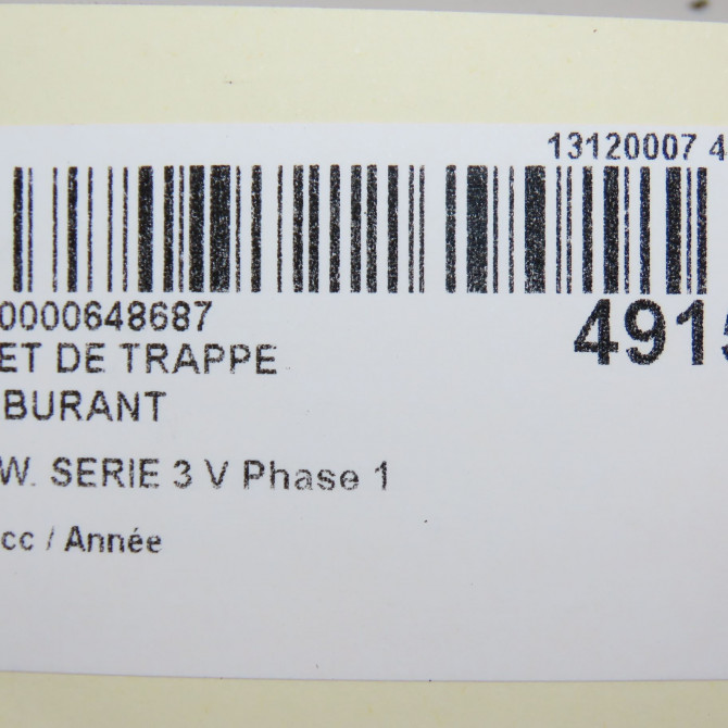 Volet de trappe carburant occasion B.M.W. SERIE 3 V Phase 1 03-2005->09-2008 51177117978 5