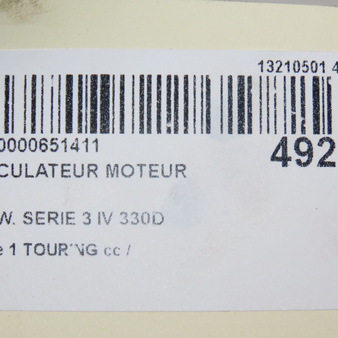 Calculateur moteur occasion B.M.W. SERIE 3 IV Phase 1 04-1995->04-1999 330D 183ch 7