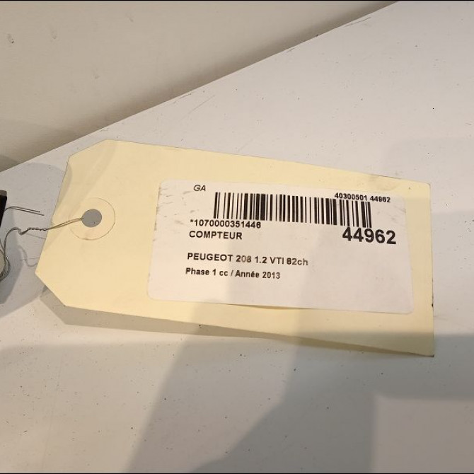 Compteur occasion PEUGEOT 208 208 Phase 1 2012-03-01->2015-09-30 1.2 VTI 82ch 9813868880 3