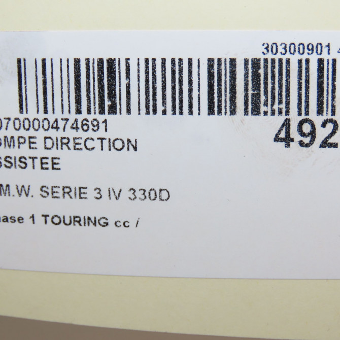Pompe direction assistee occasion B.M.W. SERIE 3 IV Phase 1 04-1995->04-1999 330D 183ch 32411095748 5