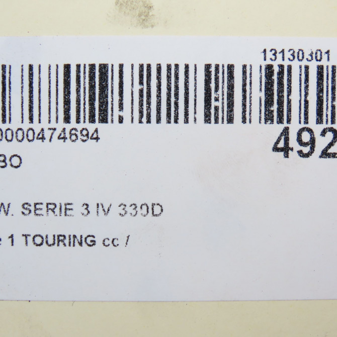 Turbo occasion B.M.W. SERIE 3 IV Phase 1 04-1995->04-1999 330D 183ch 11652249950 8