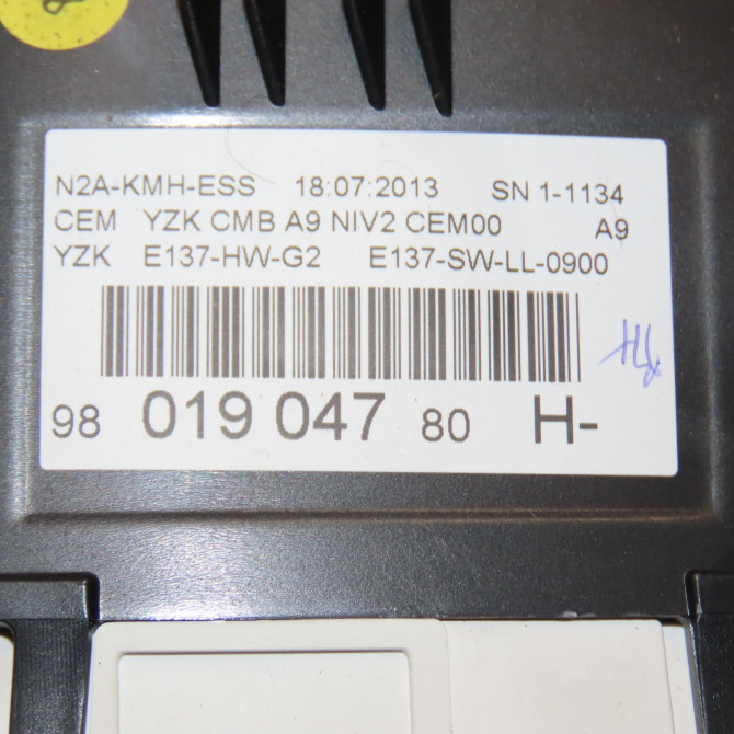 Compteur occasion PEUGEOT 208 208 Phase 1 2012-03-01->2015-09-30 1.2 VTI 82ch 9813868880 4