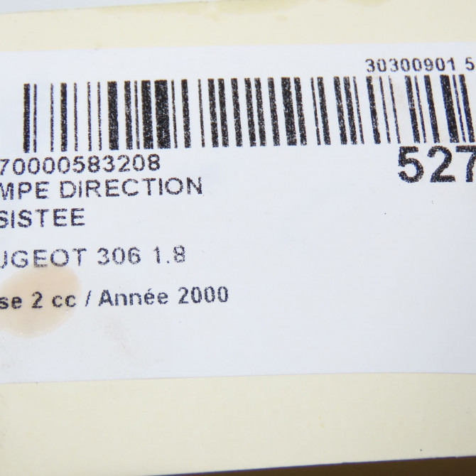 Pompe direction assistee occasion PEUGEOT 306 Phase 2 04-1997->03-2002 1.8 4007Z0 5