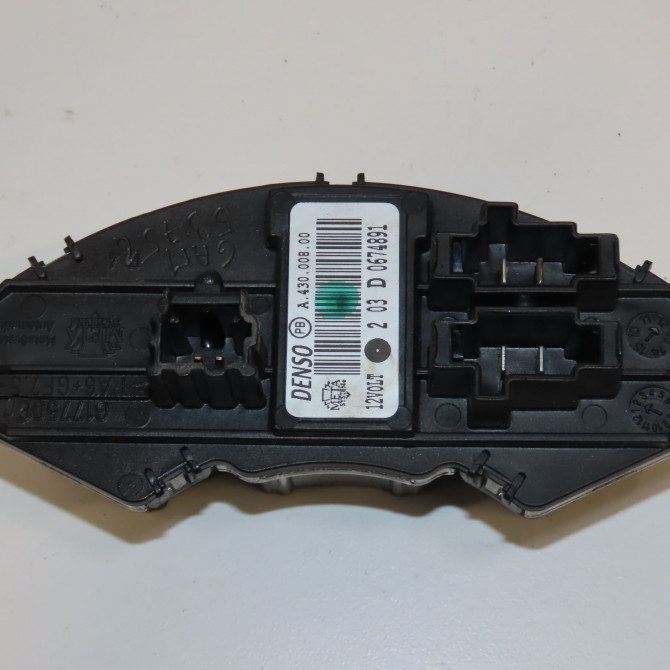 Resistance de chauffage occasion FIAT PUNTO III Phase 1 01-2012->... 1.2i 69ch 55702436 3