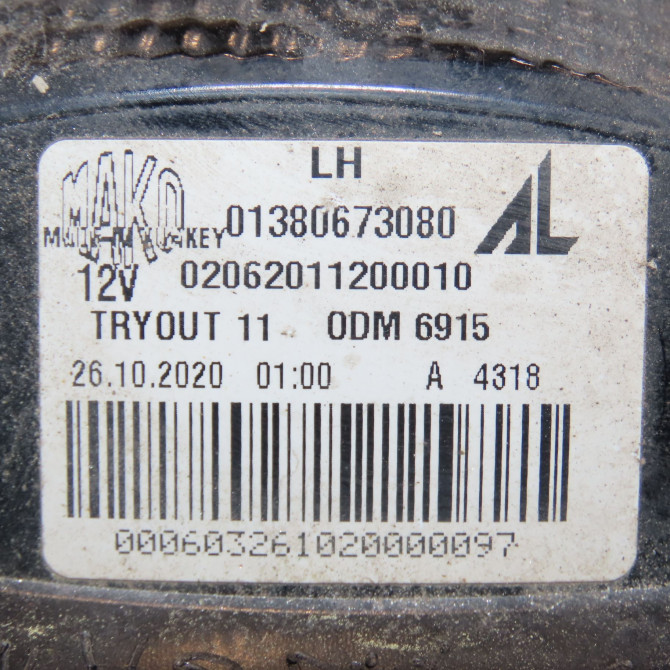 Feu arrière gauche occasion CITROEN JUMPER III Phase 2 06-2014->... 2.0 HDI 130ch 1612401580 4