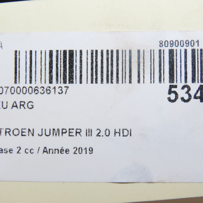 Feu arrière gauche occasion CITROEN JUMPER III Phase 2 06-2014->... 2.0 HDI 130ch 1612401580 6