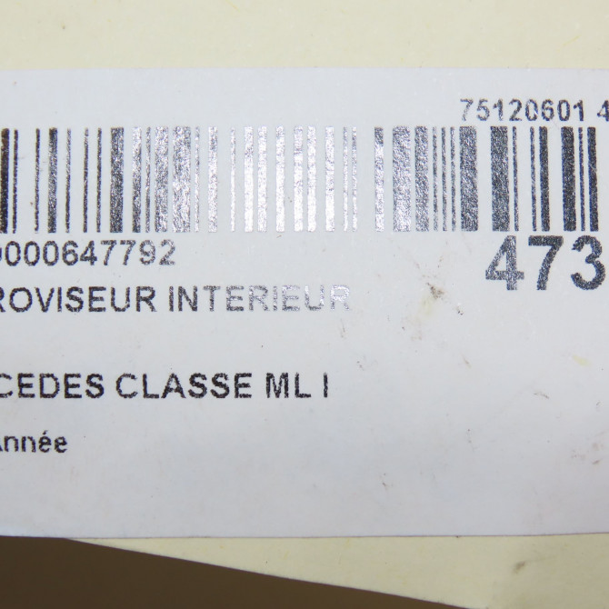 Retroviseur interieur occasion MERCEDES CLASSE ML I 7701349373 6