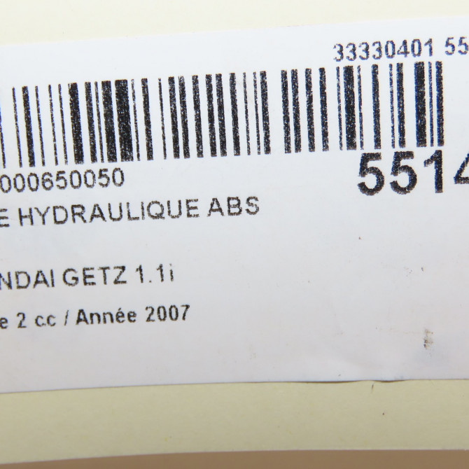 Unité hydraulique ABS occasion HYUNDAI GETZ Phase 2 11-2005->10-2010 1.1i 589101C310 6