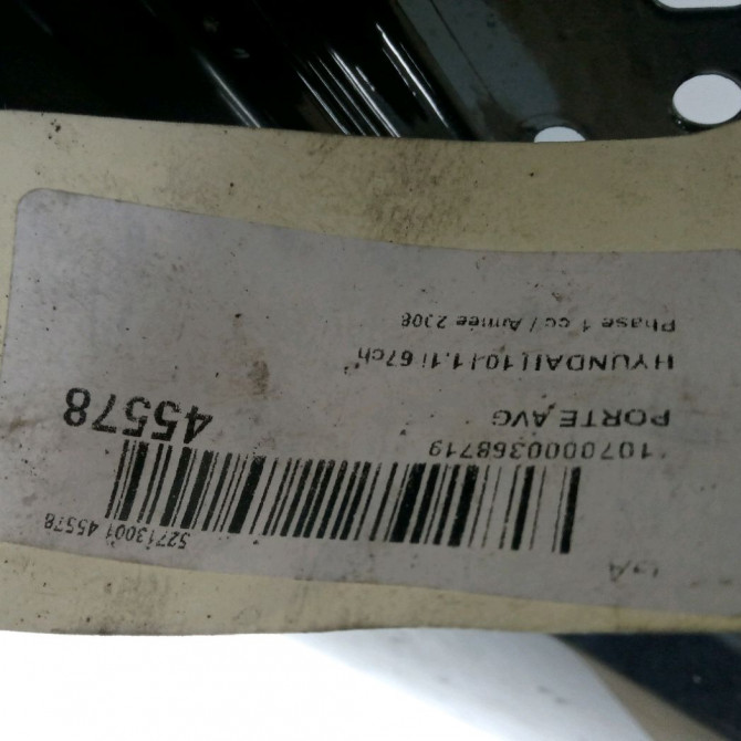 Porte avant gauche occasion HYUNDAI I 10 I Phase 1 03-2008->12-2010 1.1i 67ch 760030X050 2