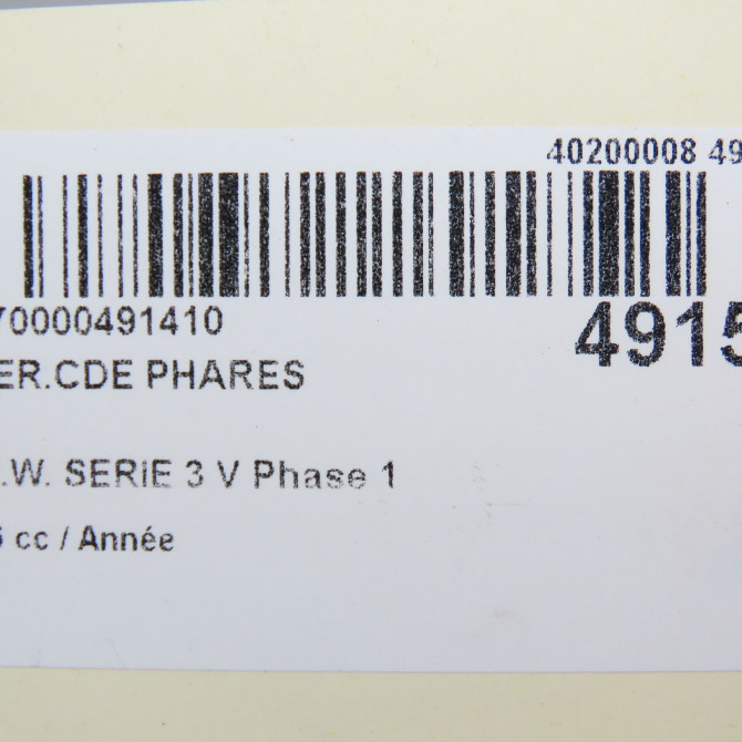 Interrupteur commande de phares occasion B.M.W. SERIE 3 V Phase 1 03-2005->09-2008 61316932796 6