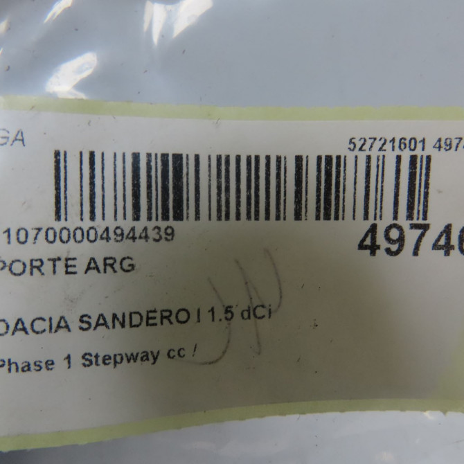 Porte arrière gauche occasion  821012255R 8