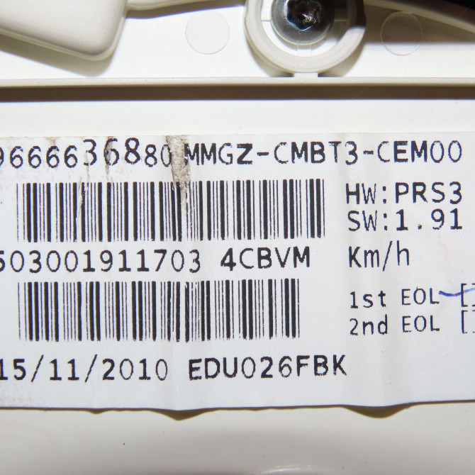 Compteur occasion PEUGEOT 206 + Phase 1 03-2009->05-2013 1.4 HDI 70ch 6103HJ 4