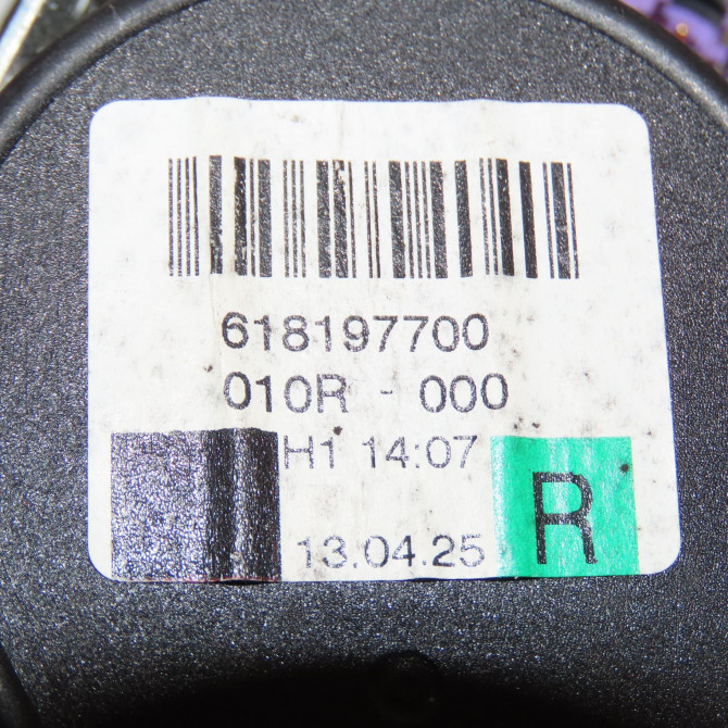 Ceinture avant droite occasion FIAT PUNTO III Phase 1 01-2012->... 1.2i 69ch 735538596 5