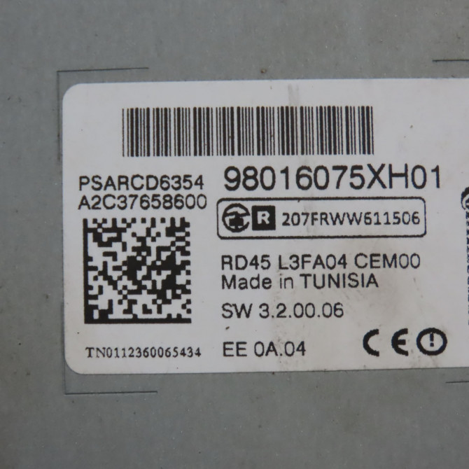 Autoradio occasion PEUGEOT 308 I Phase 1 09-2007->03-2011 1617365280 3