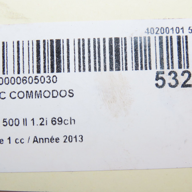 Bloc commodos occasion FIAT 500 II 500 II Phase 1 2007-07-01->2016-03-31 1.2i 69ch 735472470 8