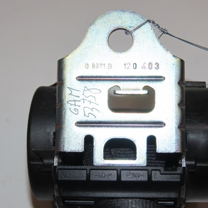 Ceinture arrière droite occasion FIAT PUNTO III Phase 1 01-2012->... 1.2i 69ch 735547399 3