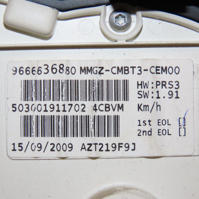 Compteur occasion PEUGEOT 206 + Phase 1 03-2009->05-2013 1.4 HDI 70ch 6103HJ 4