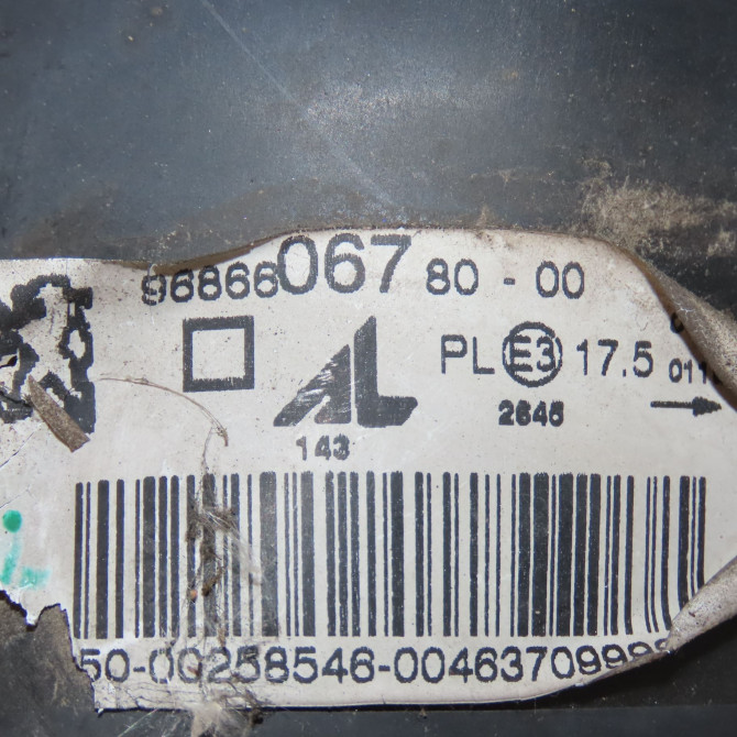 Phare gauche occasion PEUGEOT 206 + Phase 1 03-2009->05-2013 1.4 HDI 70ch 6208P3 4