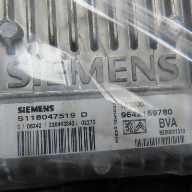 Boîte à vitesse automatique occasion PEUGEOT 206 Phase 1 09-1998->03-2009 1.4i 2222EP 5