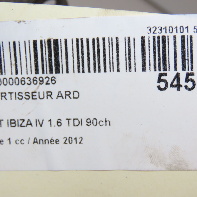 Amortisseur arrière droit occasion SEAT IBIZA IV Phase 1 05-2008->01-2012 1.6 TDI 90ch 6R0513025E 7