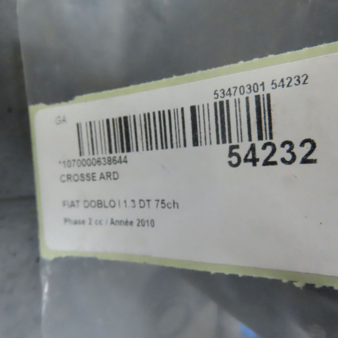 Crosse ard occasion FIAT DOBLO I Phase 2 01-2006->12-2009 1.3 DT 75ch 735415740 5