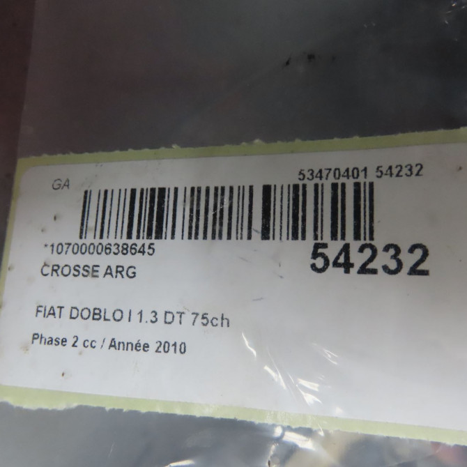 Crosse arg occasion FIAT DOBLO I Phase 2 01-2006->12-2009 1.3 DT 75ch 735415759 5