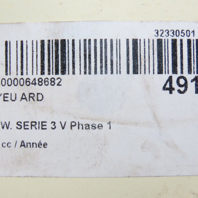 Moyeu ard occasion B.M.W. SERIE 3 V Phase 1 03-2005->09-2008 33416760058 7