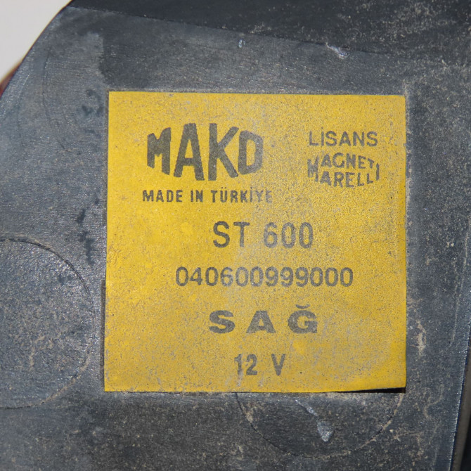 Feu arrière droit occasion FIAT DOBLO I Phase 1 03-2001->12-2005 1.9 D 51735978 4