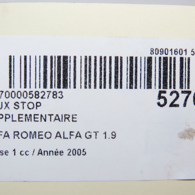 Feux stop supplementaire occasion ALFA ROMEO ALFA GT Phase 1 03-2004->12-2010 1.9 JTDm 150ch 156049473 4
