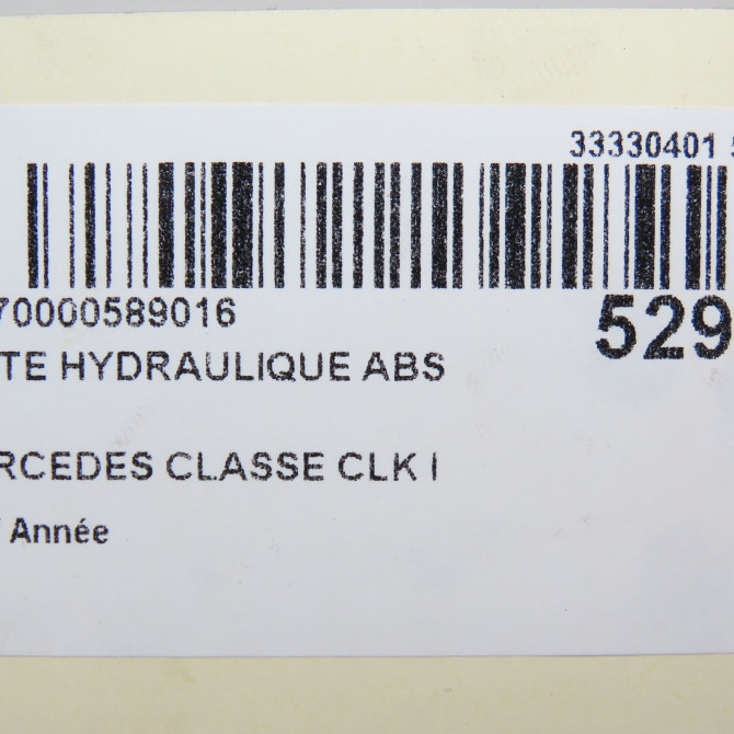 Unité hydraulique ABS occasion MERCEDES CLASSE CLK I 44316612 6