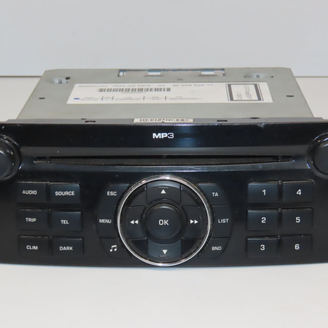 Autoradio occasion PEUGEOT 407 phase 1 SW 07-2004->07-2008 1.6 HDI 110ch 1