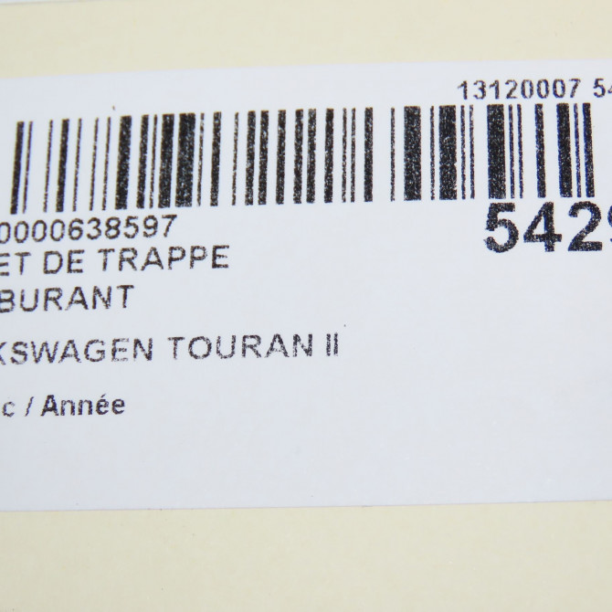 Volet de trappe carburant occasion VOLKSWAGEN TOURAN II Phase 1 09-2010->12-2015 1T0809857FGRU 5