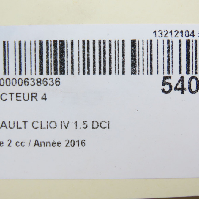 occasion RENAULT CLIO IV Phase 2 08-2016->... 1.5 DCI 75ch 166000121R 5